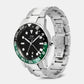 Iconic Men Quartz Black Dial Analog Stainless Steel Watch DW00100920K