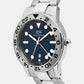 Men Quartz Blue Dial Analog Stainless Steel Watch DW00100922K