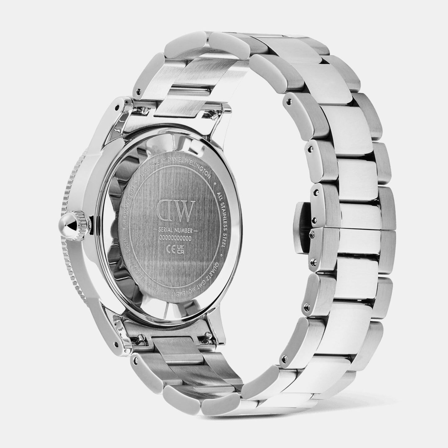 Men Quartz Blue Dial Analog Stainless Steel Watch DW00100922K