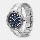 Men Quartz Blue Dial Analog Stainless Steel Watch DW00100922K