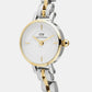 Petite Mini Arch Women Quartz White Dial Analog Stainless Steel Watch DW00100923K
