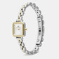 Quadro Mini Arch 3-Link Women Quartz White Dial Analog Stainless Steel Watch DW00100925K