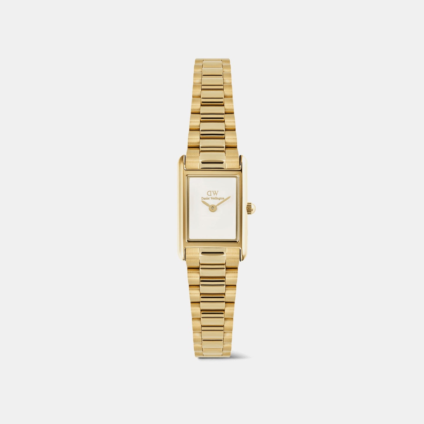 Bound Mini Women Quartz White Dial Analog Stainless Steel Watch DW00100931K