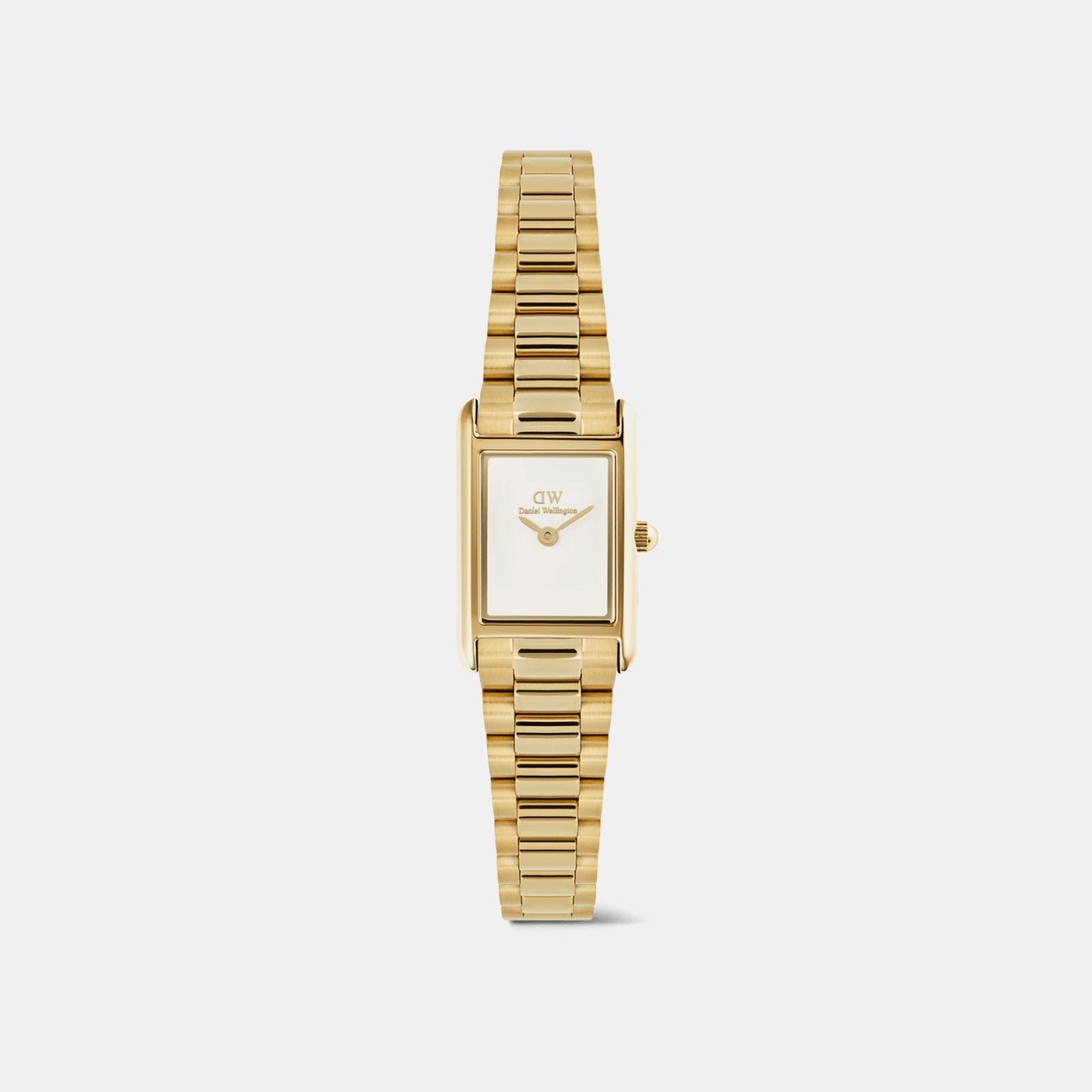 Bound Mini Women Quartz White Dial Analog Stainless Steel Watch DW00100931K