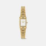 Bound Mini Women Quartz White Dial Analog Stainless Steel Watch DW00100931K