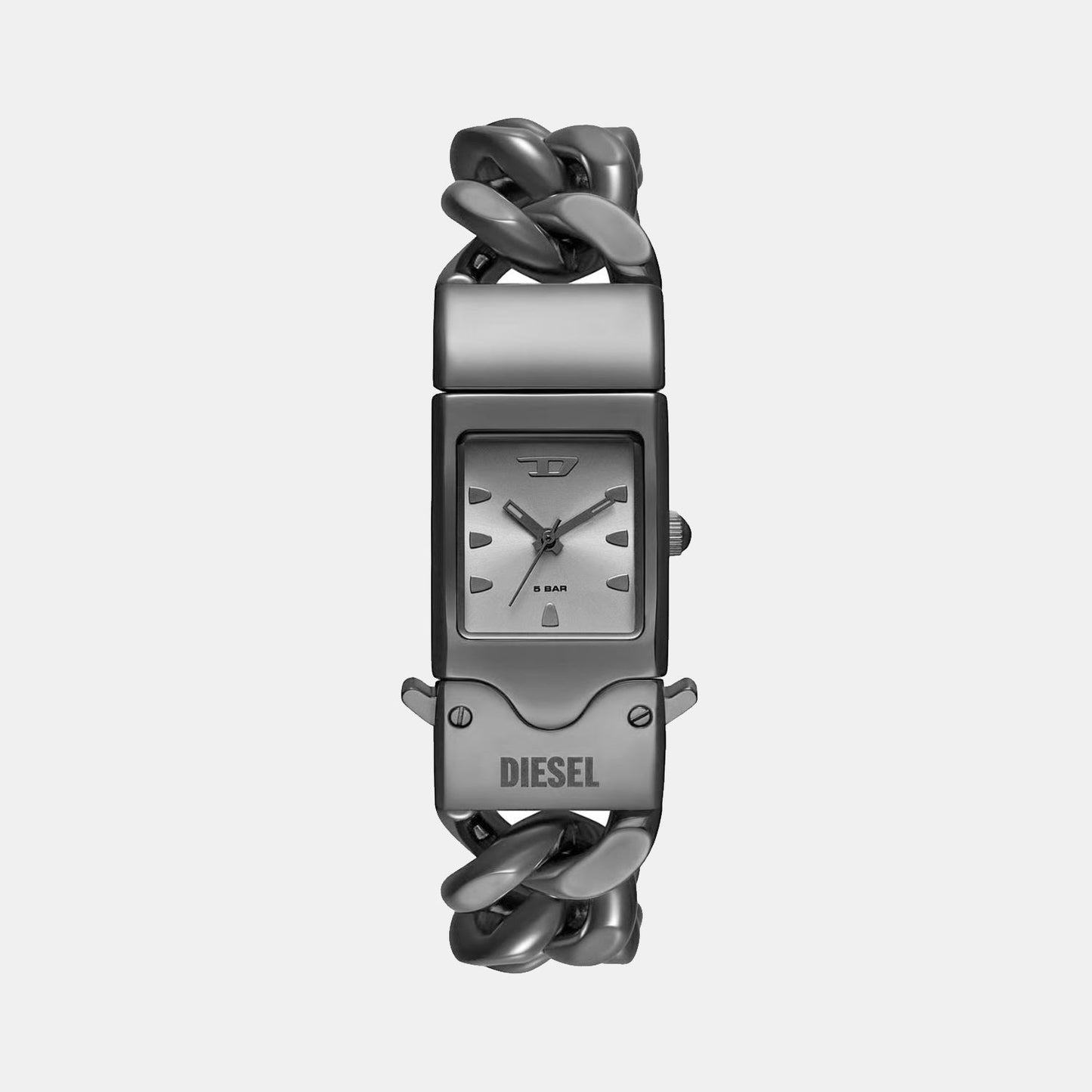 Closer Men Quartz Grey Dial Analog Stainless Steel Watch DZ2227