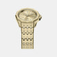 Stinger Men Quartz Gold Dial Analog Stainless Steel Watch DZ2239