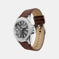 Stinger Men Quartz Grey Dial Analog Leather Watch DZ2240