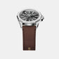 Stinger Men Quartz Grey Dial Analog Leather Watch DZ2240