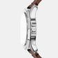 Stinger Men Quartz Grey Dial Analog Leather Watch DZ2240