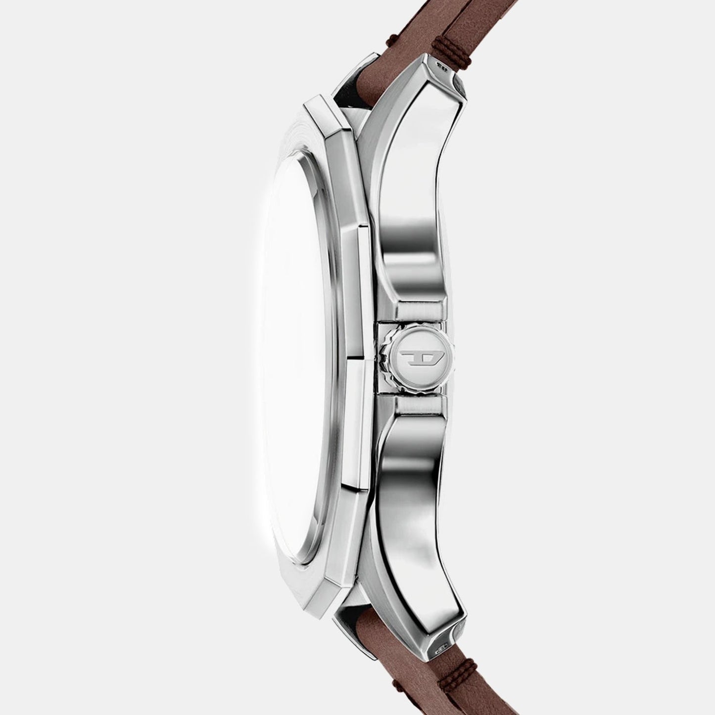 Stinger Men Quartz Grey Dial Analog Leather Watch DZ2240