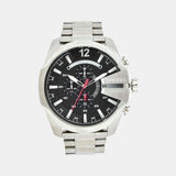 Mega Chief Men Quartz Black Dial Chronograph Stainless Steel Watch DZ4308