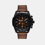 Mega Chief Slim Men Quartz Multicolour Dial Chronograph Leather Watch DZ4692