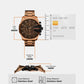 Mega Chief Slim Men Quartz Brown Dial Analog Stainless Steel Watch DZ4697
