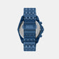 Stinger Men Quartz Blue Dial Chronograph Stainless Steel Watch DZ4705