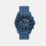 Stinger Men Quartz Blue Dial Chronograph Stainless Steel Watch DZ4705