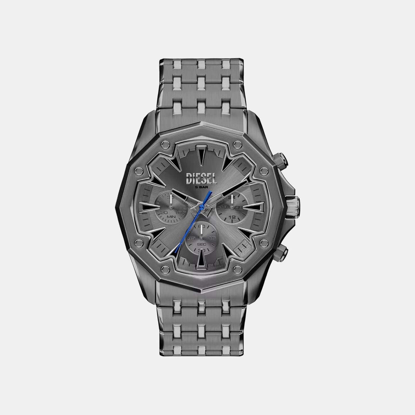 Stinger Men Quartz Grey Dial Chronograph Stainless Steel Watch DZ4708