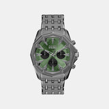 Stinger Men Quartz Green Dial Chronograph Stainless Steel Watch DZ4711