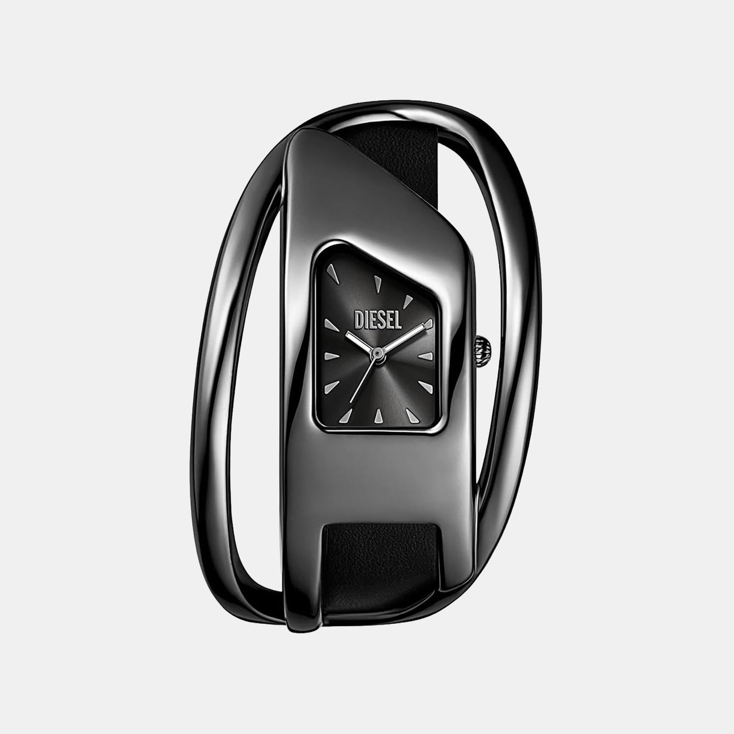 Women Quartz Black Dial Analog Leather Watch DZ5629