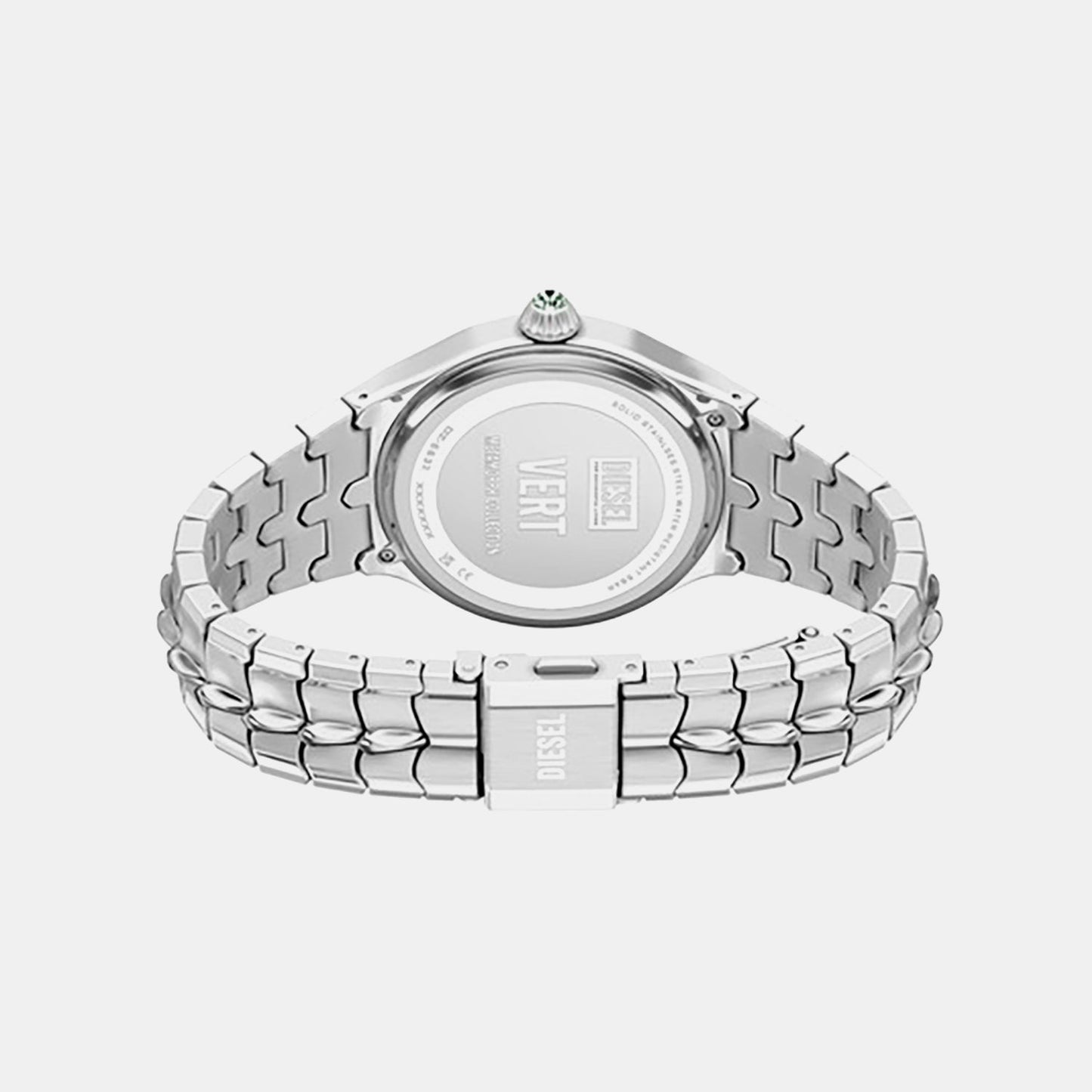 Mini Vert Women Quartz Green Dial Analog Stainless Steel Watch DZ5632