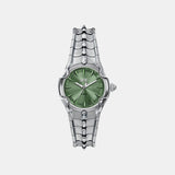 Mini Vert Women Quartz Green Dial Analog Stainless Steel Watch DZ5632