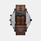 Mr. Daddy Slim Men Quartz Brown Dial Chronograph Leather Watch DZ7492