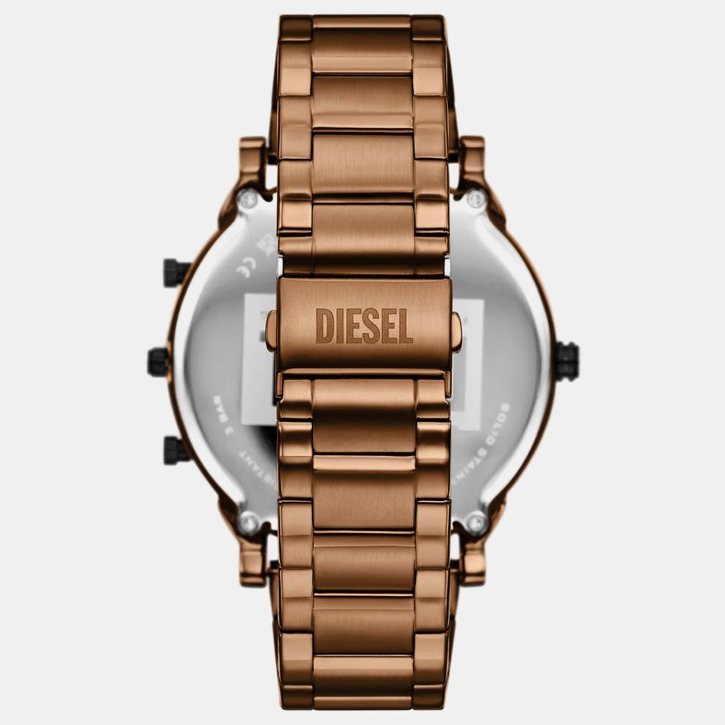 Mr. Daddy Slim Men Quartz Brown Dial Analog Stainless Steel Watch DZ7493
