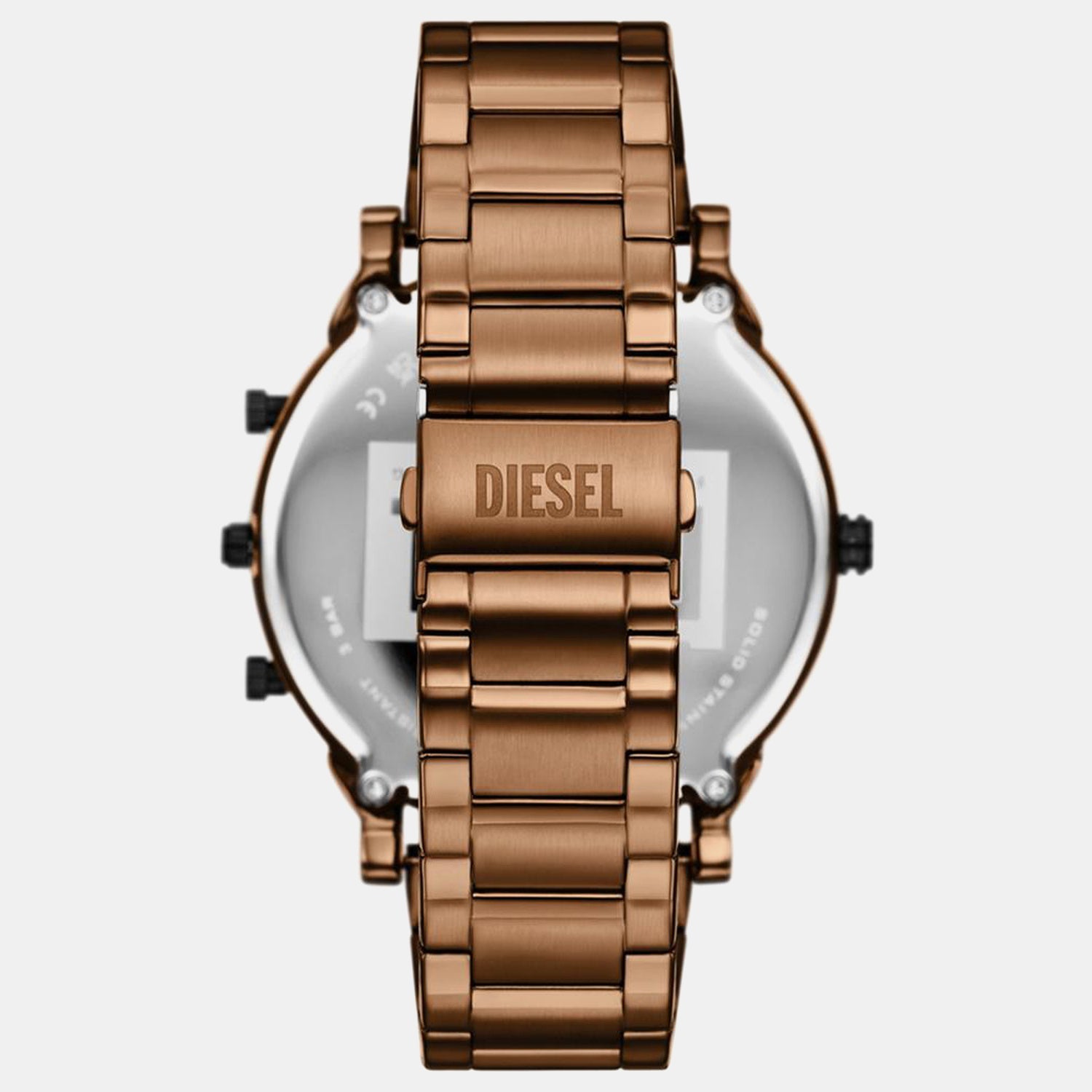 Mr. Daddy Slim Men Quartz Brown Dial Analog Stainless Steel Watch DZ7493