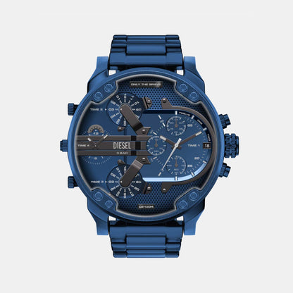 Mr. Daddy Men Quartz Blue Dial Chronograph Stainless Steel Watch DZ7496