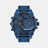 Mr. Daddy Men Quartz Blue Dial Chronograph Stainless Steel Watch DZ7496