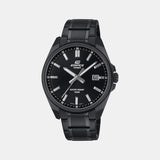 Edifice Men Quartz Black Dial Analog Stainless Steel Watch ED620