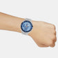Edifice Men Quartz Blue Dial Chronograph Stainless Steel Watch ED674