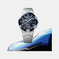 Edifice Men Quartz Blue Dial Analog Stainless Steel Watch ED680