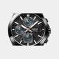 Edifice Men Quartz Black Dial Chronograph Stainless Steel Watch ED682