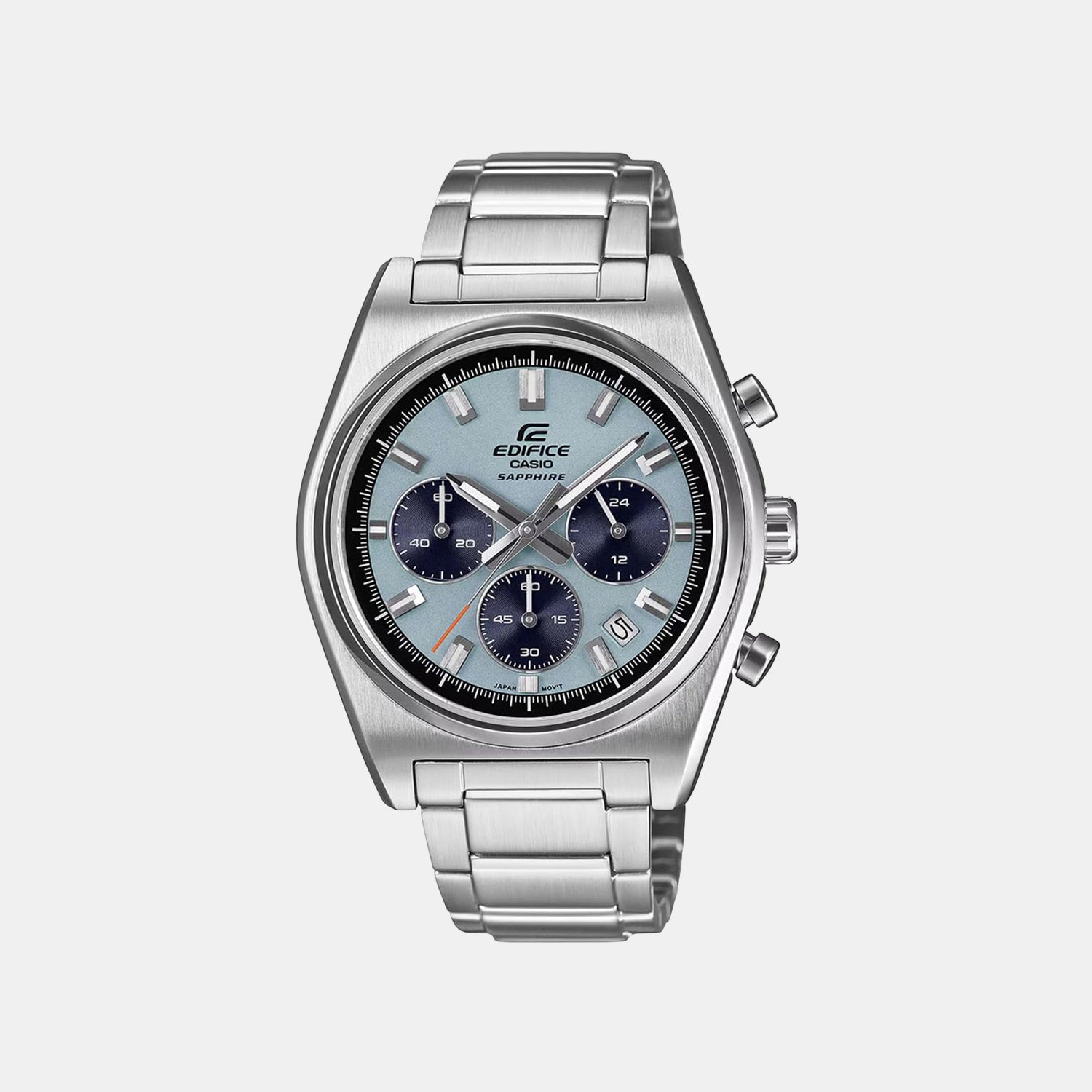 Edifice Men Quartz Blue Dial Chronograph Stainless Steel Watch ED688