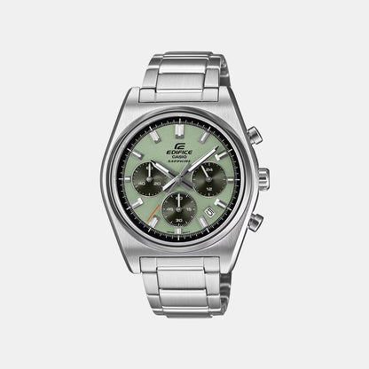Edifice Men Quartz Green Dial Chronograph Stainless Steel Watch ED689