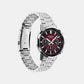 Edifice Men Quartz Maroon Dial Chronograph Stainless Steel Watch ED695