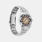 Edifice Men Quartz Brown Dial Analog Stainless Steel Watch ED700