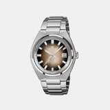 Edifice Men Quartz Brown Dial Analog Stainless Steel Watch ED700