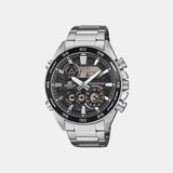 Edifice Men Quartz Black Dial Analog-digital Stainless Steel Watch ED712