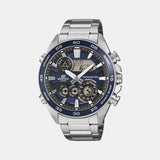 Edifice Men Quartz Blue Dial Analog-digital Stainless Steel Watch ED713