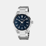 Edifice Men Quartz Blue Dial Analog Stainless Steel Watch ED702