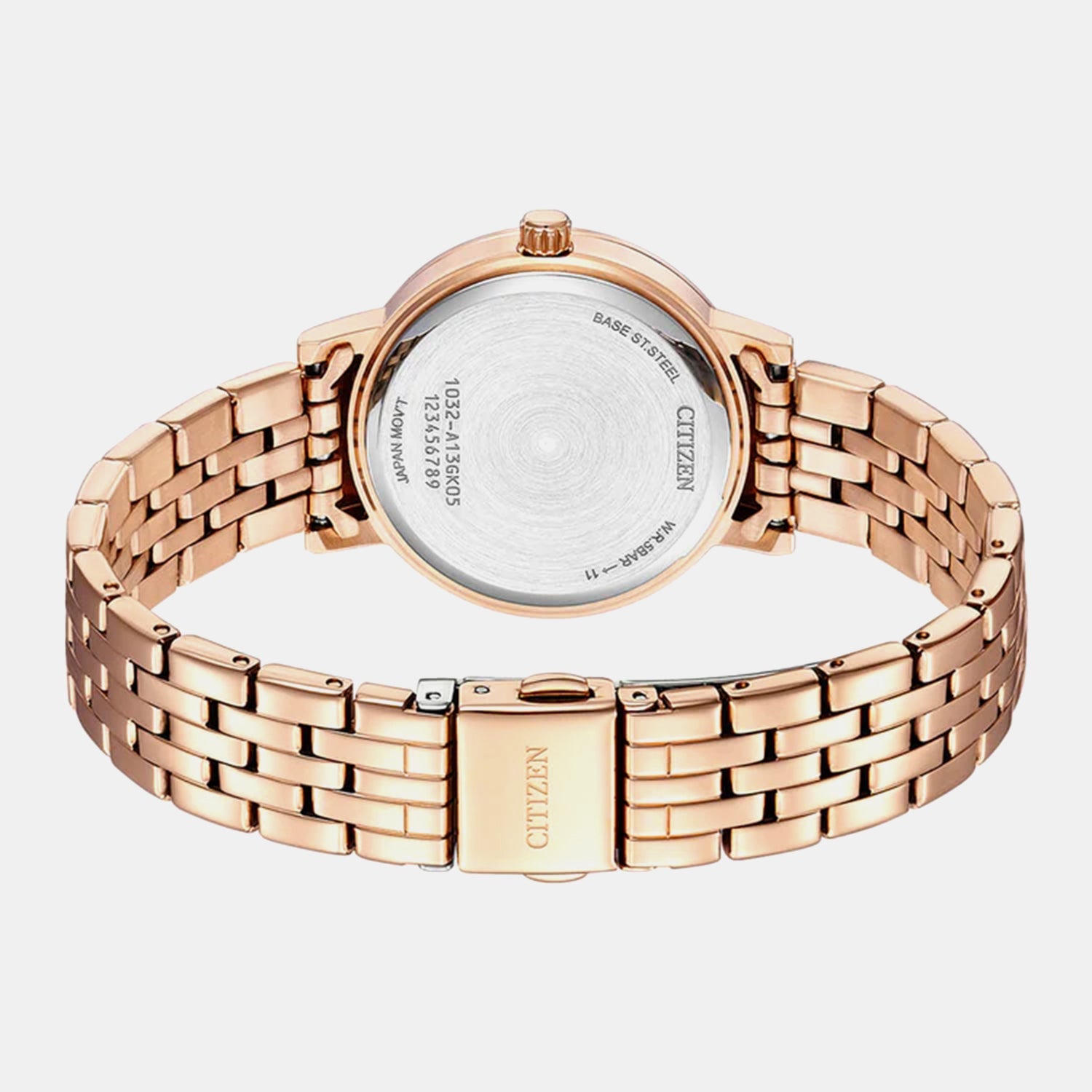 Women Quartz Mother Of Pearl Dial Analog Stainless Steel Watch EL3108-53D