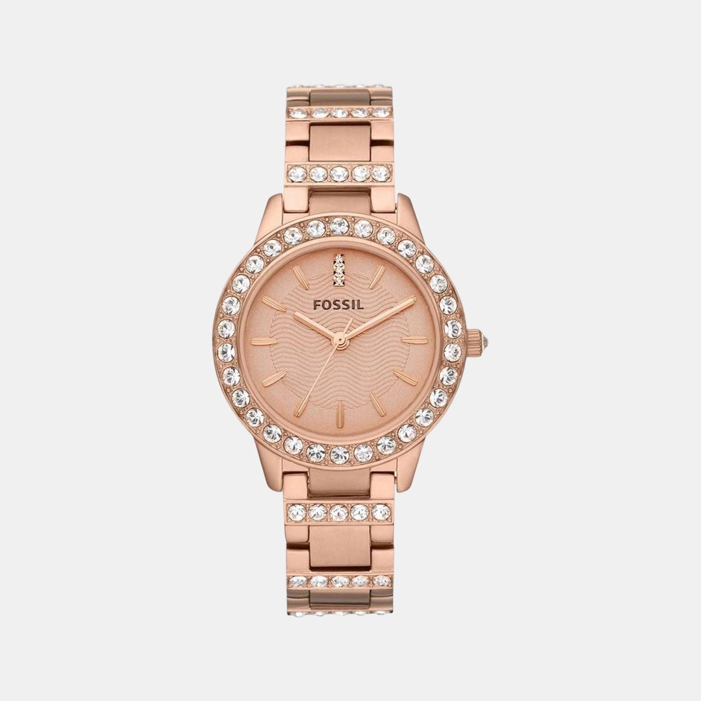 Jesse Women Quartz Pink Dial Analog Stainless Steel Watch ES3020
