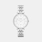 Jacqueline Women Quartz Silver Dial Analog Stainless Steel Watch ES3545