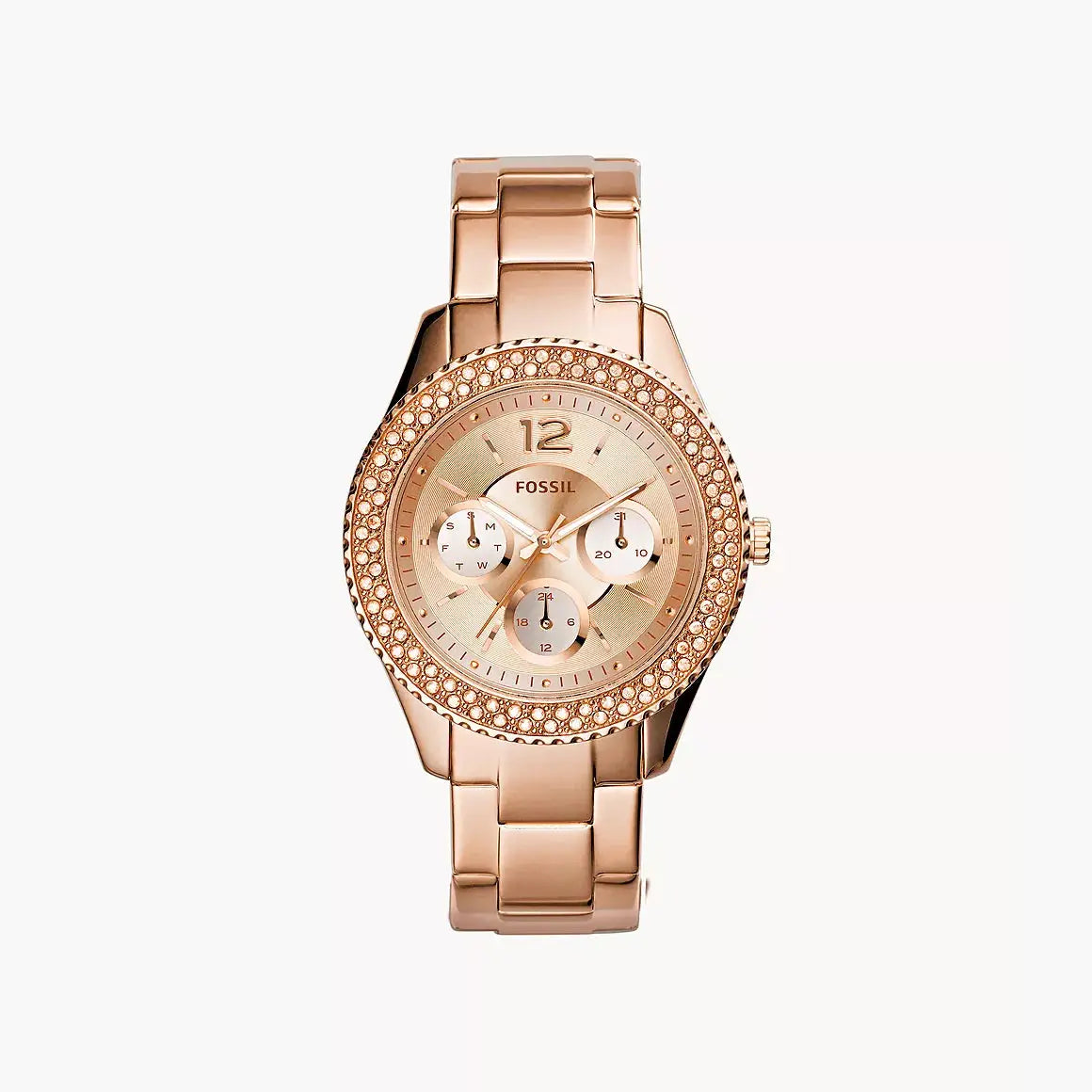 Fossil Stella Multifunction Rose-Tone Stainless Steel Watch