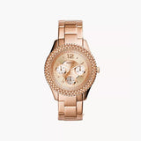 Fossil Stella Multifunction Rose-Tone Stainless Steel Watch