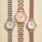Carlie Women Quartz Rose Gold Dial Analog Stainless Steel Watch ES4301