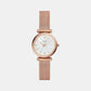 Carlie Women Quartz Mother Of Pearl Dial Analog Mesh Watch ES4433