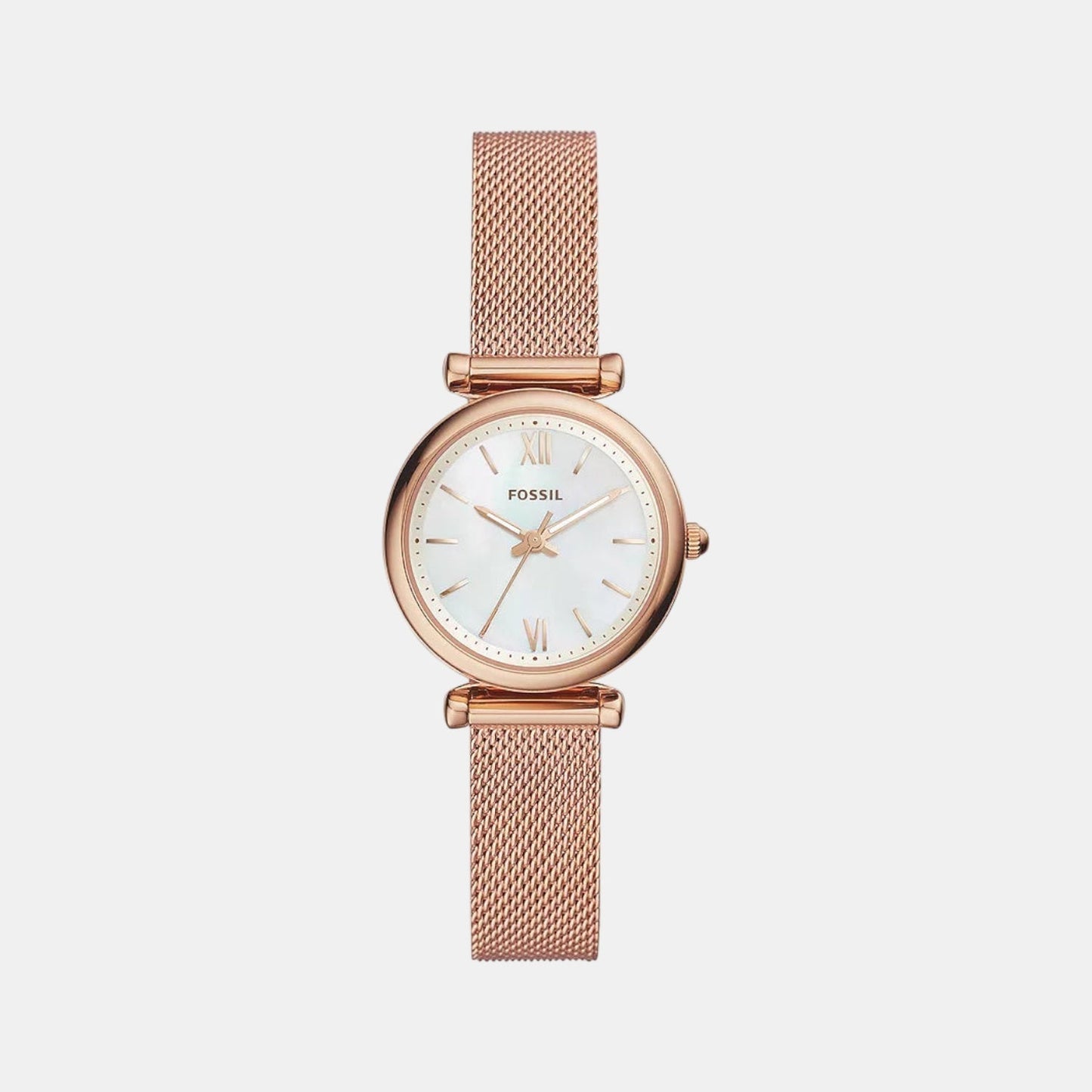 Carlie Women Quartz Mother Of Pearl Dial Analog Mesh Watch ES4433